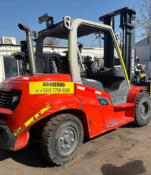 arriendo de grua horquilla 3 toneladas